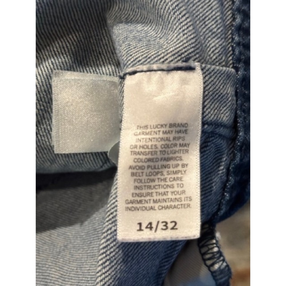 Unique upcycled Bird Patchwork Straight Leg Jeans Eclectic Boho Denim 14/32 - Picture 8 of 14